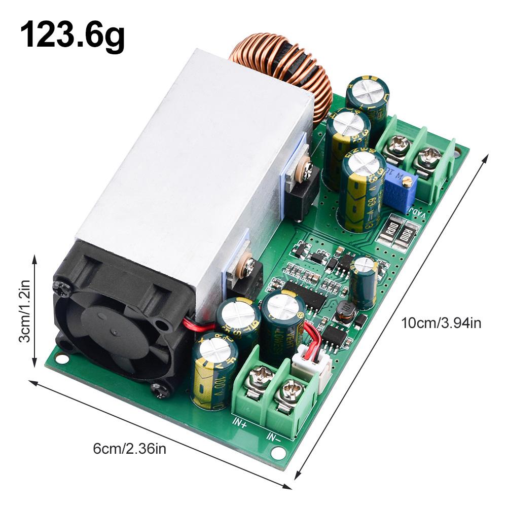 DC-DC 25A Adjustable Step Down Power Supply Module Buck Converter 12V-75V to 5V 19V 21V 24V 48V 600W High Power Step Down Module