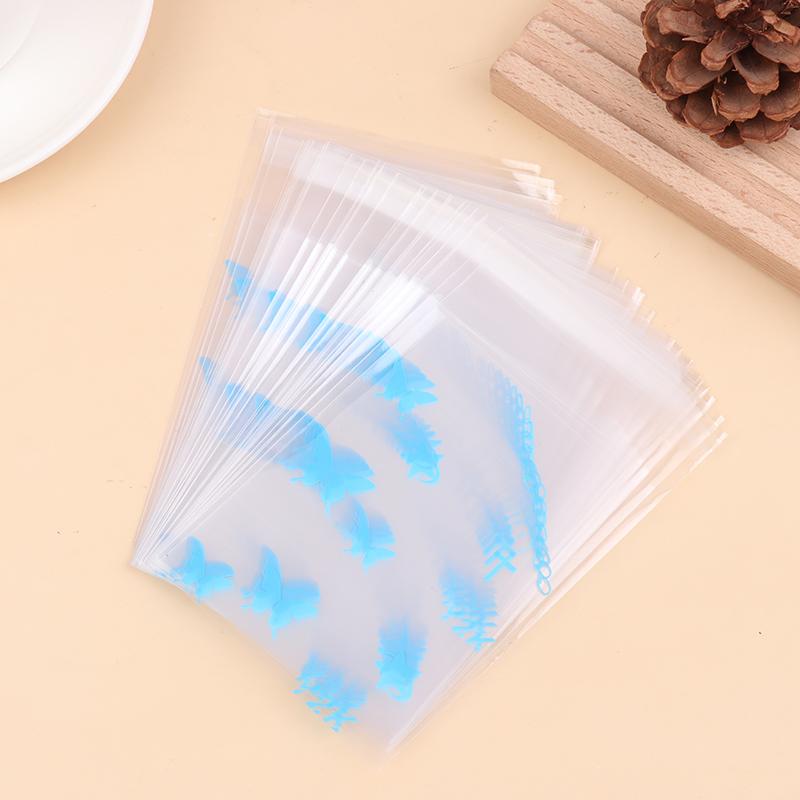 50Pcs Cute Transparent Self Adhesive Bag Hand Account Small Card Packaging Bag Jewelry Bracelet Small Item Gift Bag