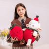 20/33cm 16cm/23cm Strawberry Sheep Doll Simulation Stuffed Plush Toy Handmade Doll Cartoon Anime Cute Pillow Fun Children's Birthday Gift
