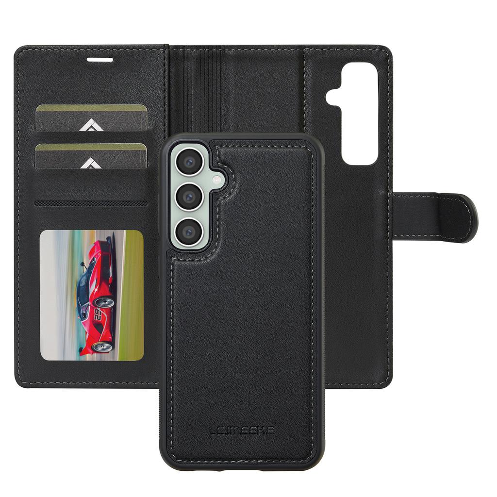 LC.IMEEKE L2 Series for Samsung Galaxy A17 5G Case PU Leather Wallet Detachable Magnetic Phone Cover