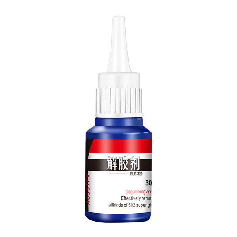 Super Glue Remover Adhesive Superglue Cleaner Debonder Quick Drying Viscosity Aerosol Solvent Multipurpose Gel Glue Remover 30ml