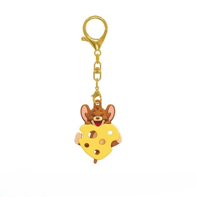 

Tom and Jerry Mini Figure Keychain Cheese Shape Jerry
