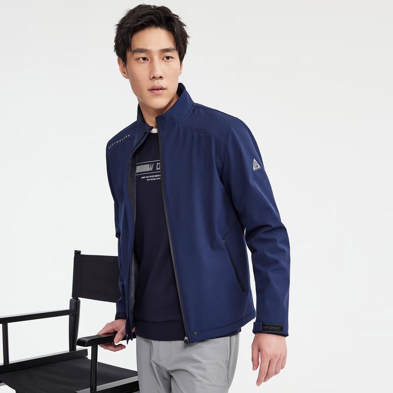 SEPTWOLVES Men's Soft Shell Stand Collar Jacket