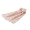 Coral Fleece Hand Towel With Bow Decor Hanging Kitchen Home Use Soft Absorbent