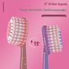 Uanicce Crystal Roman Pillar Soft Bristle Toothbrush - Cherry Bear Mountain Design for Gentle Gum Care and Effective Cleaning