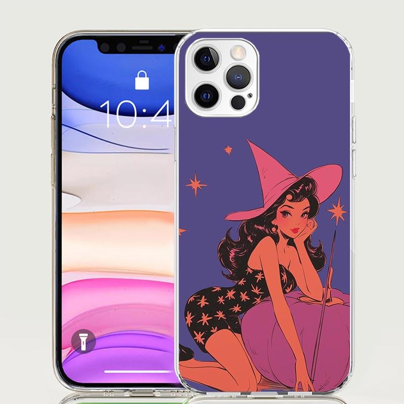 Sexy Halloween Beauty Girls Phone Case for Apple iPhone 17 Air 16 15 Plus 14 + 13 Mini 12 11 Pro Max 7 8 SE 16Max Soft Shell Cov