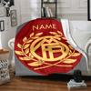 Custom Name Brentford Football Club Crest blanket for Couch & Bed, Plush Cozy Fuzzy Blanket Super Soft & Warm Blankets for Fall and Winter. 0908237