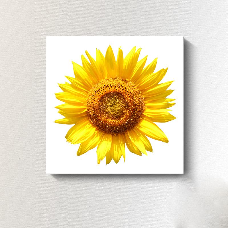 Moderne Sonnenblumen-Leinwandmalerei, nordische Landschaft, HD-Bilder, Blumenplakate und -drucke, Wandkunst, Bilder, Wanddekoration, kein Rahmen