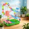 Pet Cage, Gerbil House, Hamster House, 5-Level Vertical Design Small Animal Habitat Cage