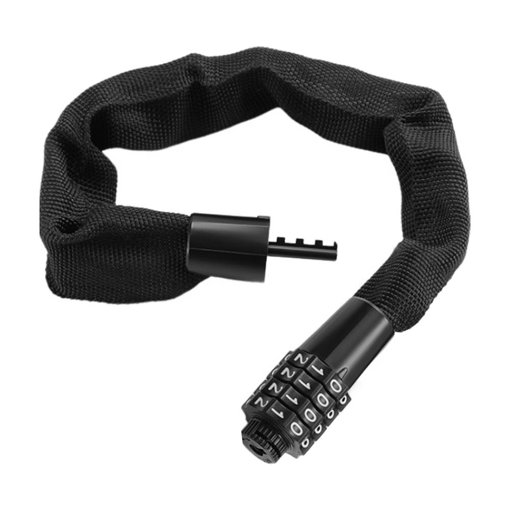 Bike Chain Locks Anti Theft Heavy Duty Bicycle Chain Lock 3.9 Feet Long Secure Chain Lock 4-Digit Combination Lock For Bikes Bic