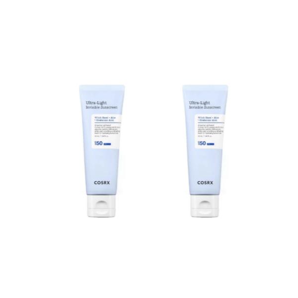 

COSRX Ultra Light Invisible Sunscreen SPF50+ PA++++ 50ml Double Pack
