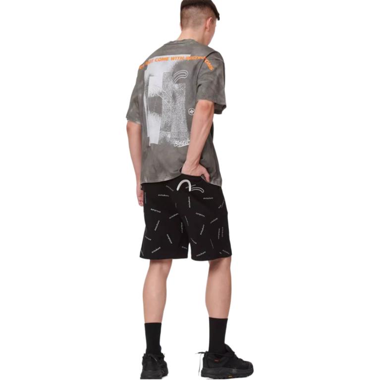 Evisu Casual Shorts Men's Black Moderate 2ESGNM2ST338RXCT
