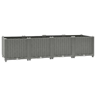 Vidaxl Fioriera Rialzata, 160X40X38 Cm, Polipropilene