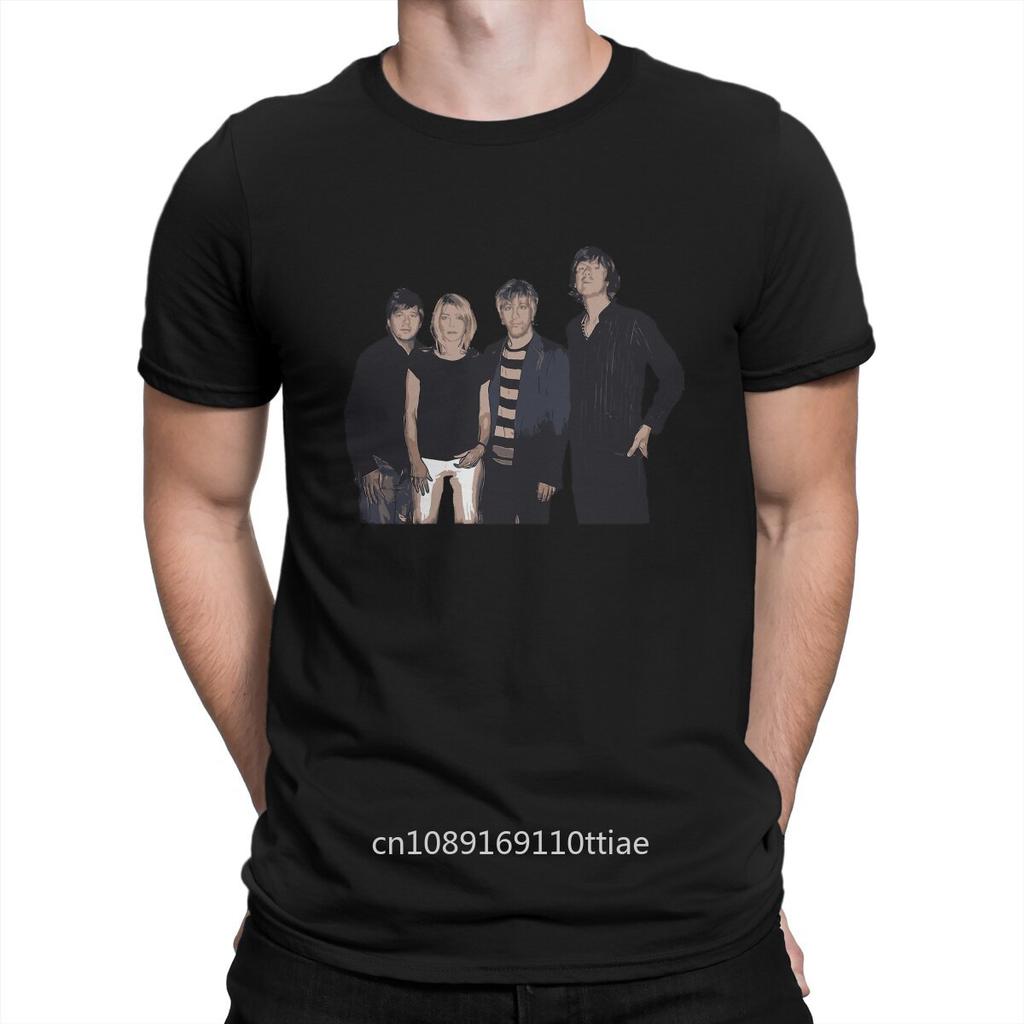 The American Rock Band Of The 1980s Men's T Shirts Sonic Youth Creative Sleeve Collar unisex T-Shirts Pure Cotton Printed Clothing