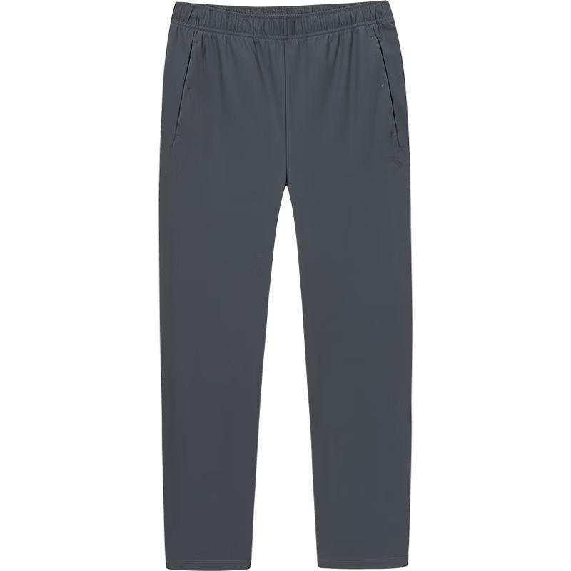 Anta Men s Zizai Knit Brushed Straight-Leg Sport Pants L