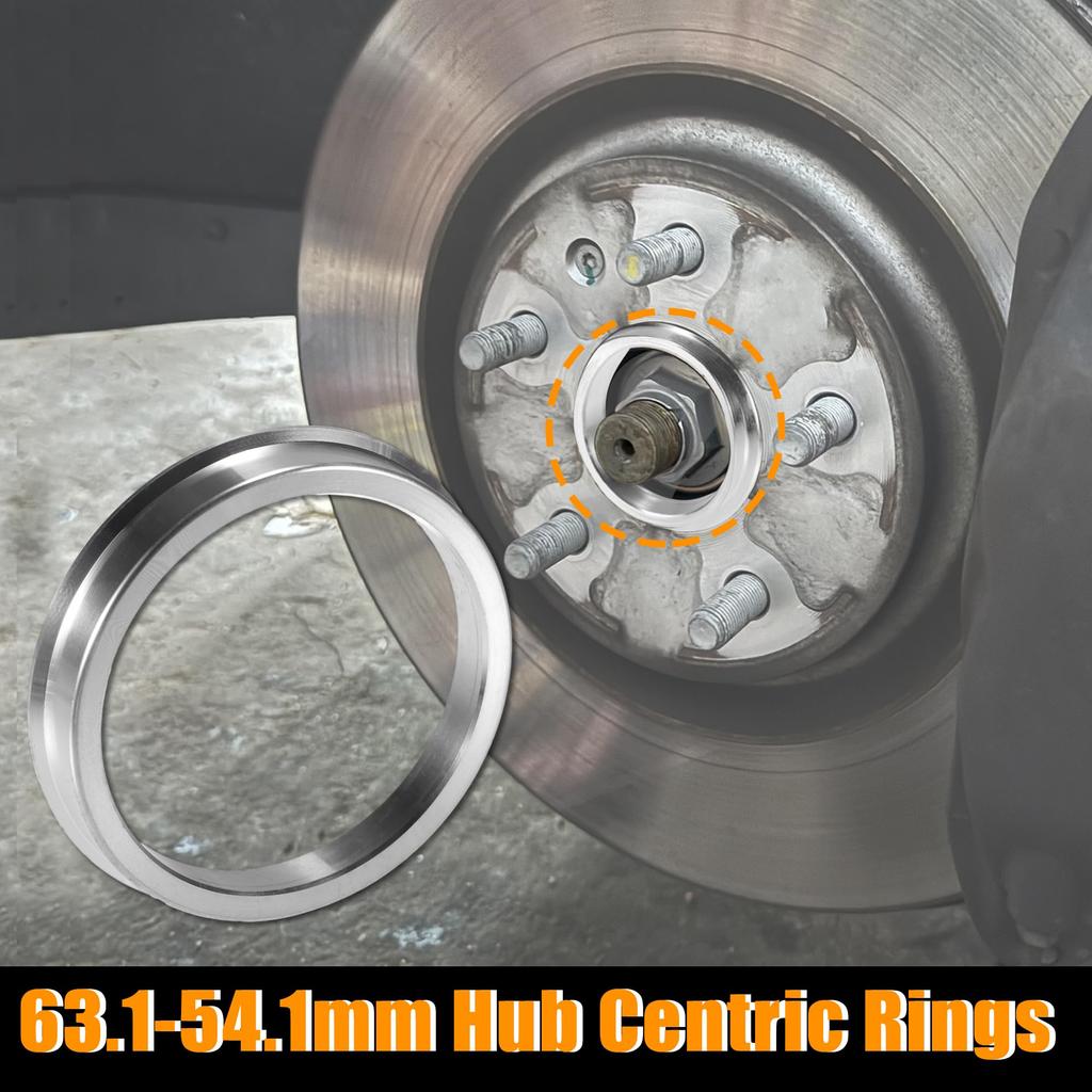 X AUTOHAUX Hub Ring 63.1-54.1mm Wheel Hub Ring Hubcentric Ring