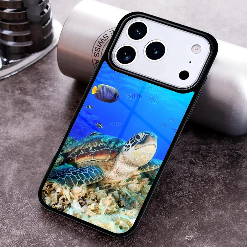 Cartoon Turtle soft Phone Case For iPhone 17 16 15 14 13 12 11 Pro Max Plus 17Air Soft Silicone Cover