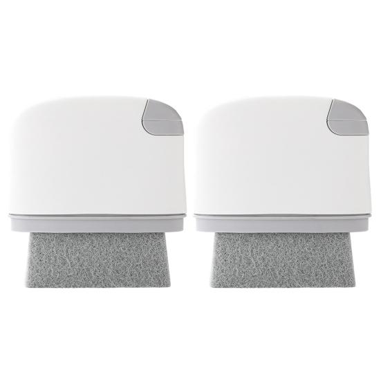 2-in-1 Window Slot Cleaning Brush Portable Door Groove Hair Grip Brushes Tight Gap Cleaner Brush for Household Deep Cleaning