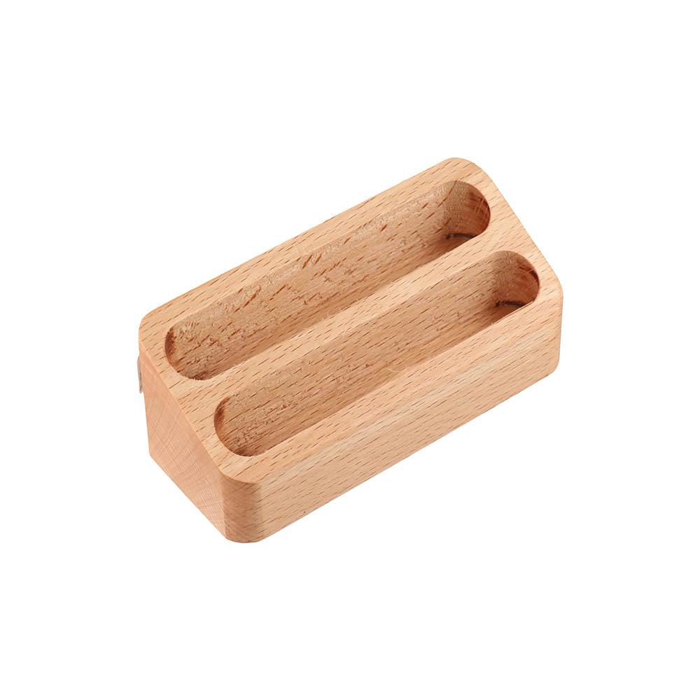 Display Stand Solid Wood Desktop Business Card Wood Business Card Display Stand  Storage Box