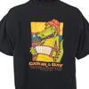 Camiseta 100% Algodão Gator By The Bay Camisetas Masculinas Top Tamanho Masculino XL Preto 2010 Festival de Crawfish Zydeco Blues