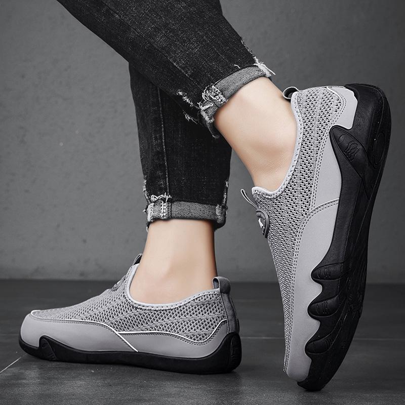 Fashion Casual Sneakers Summer Men's Outdoor New Sneakers Comfortable Soft Sole Anti Slip Mesh Flat Bottom Breathable Brand Casual Shoes