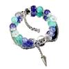 Autumn Butterfly Glass Bead Bracelet: Elegant Niche Design for Women & Students