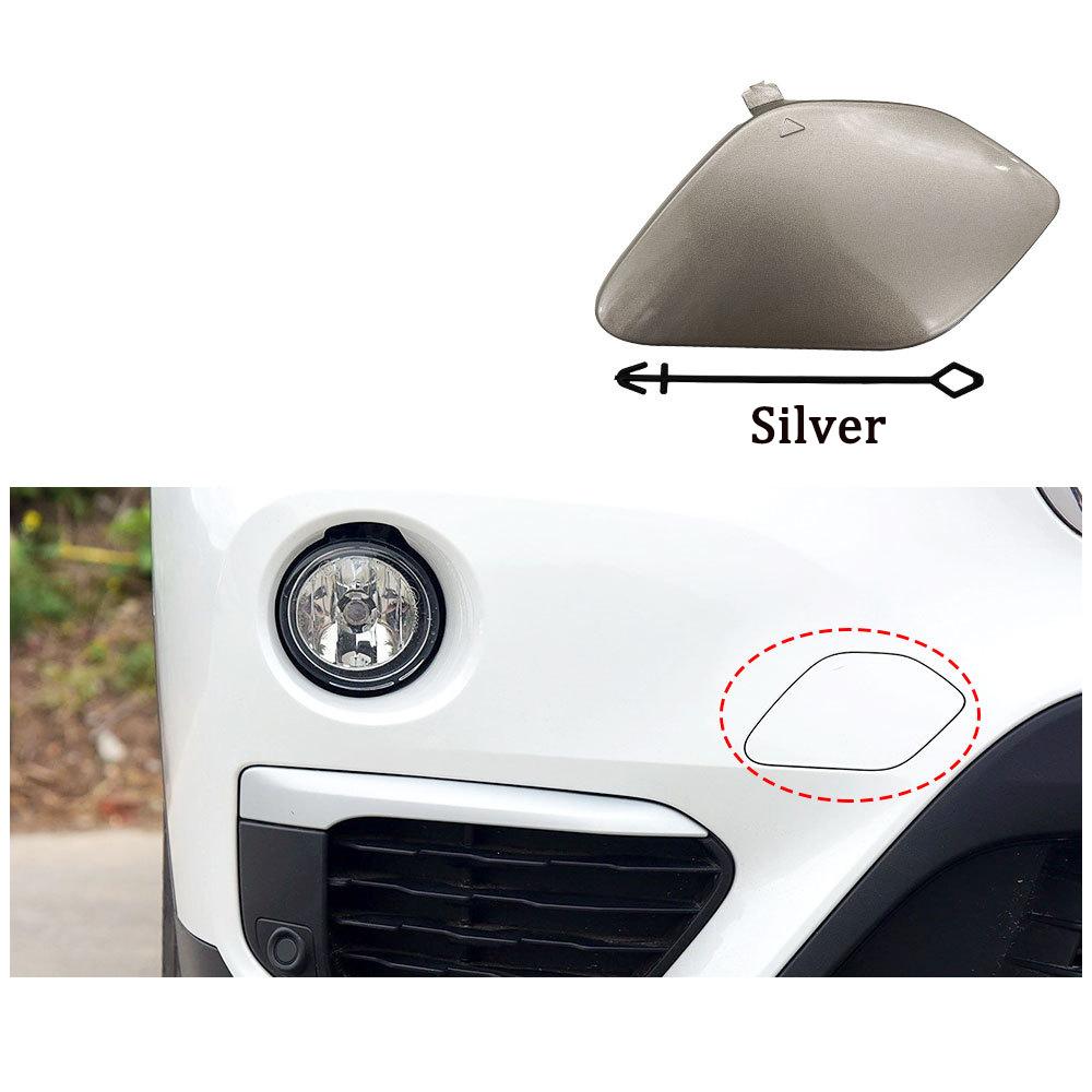 

For BMW X1 Front Bumper Trailer Cover F48 F49 Front Bumper Towing Hook Hole Cover 51137361220 2016- срібний