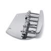 Professional 5 Strings Bass Guitar Bridge Metal Bass Electric Guitar Bridge Guitar Parts Accessories Chrome with Screws