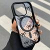 Ins Korean Series Star Bowknot Wireless Charging Case for iPhone 17 Air 16 E 15 14 13 12 Mini 11 Pro Max XS Max 8 7 Plus Cover