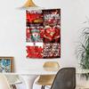 Liverpool Football Club Vægdekoration Vægtæppe Kunst Til Kæledyrsminde Fødselsdag Bryllupsfest Baggrund Familiegave