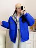 2023 Autumn/Winter Korean-Style Women's Thick Padded Short Down Coat with Stand Collar