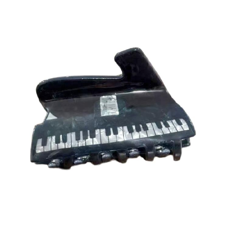 Multipurpose Acrylic Hair Claw Clip Musical Instrument Design Hairpin Hair Ornament For Women Gift For Music Lover