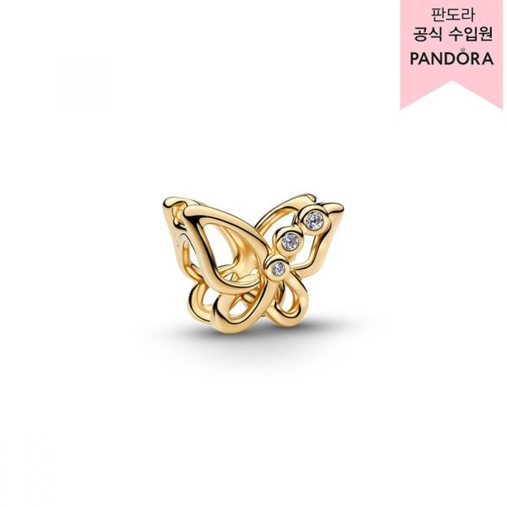 

Pandora [department Store Warranty Provided] Butterfly Openwork Charm 764369c01 Single option