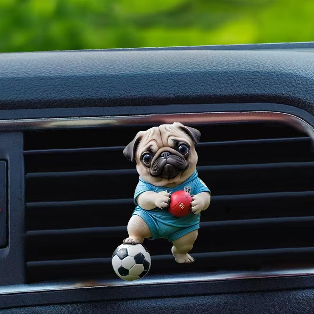 Cat Dog Car Air Freshener Diffuser Outlet Vent Perfume Clips Air Outlet Aroma Diffuser Ventilation Clip Car Interior Decoration