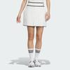 Adidas Primeknit Pleated Skirt Color Block Golf Comfortable Knitted Casual Skirt Women Skirts White IN6590