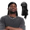 Lange Schleife Unisex Erwachsener Satin Doo Rag Durag Bandanas Kappe Piratenhut Turban Herren Hip Hop Stirnband Biker Kopftuch Unisex Kopfbedeckung