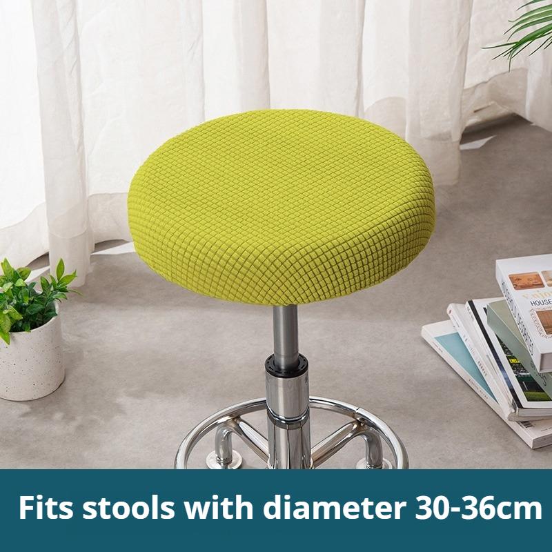 Round Stool Bar Stool Cover Beauty Salon Lift Chair Round Stool Cover Round Cover Chair Table Cushion Round Protective Cover