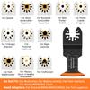 Oscillating multi blade high carbon steel 44MM curved saw blade multifunctional swing multi blade fast cutting universal blade