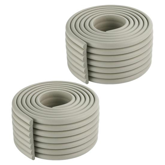 2Pcs 400x8CM Anti-Collision Foam Safety Strip Cuttable Self-Adhesive 0.8CM Extra Thick Baby Proofing Furniture
