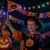 Halloween Glow In The Dark Cartoon Tattoos Stickers Luminous Temporary Face Body Art Tattoo Stickers Kids Halloween Party Props