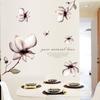 Dromerige Bloemen Verwijderbare Muursticker voor Woonkamer Bank Achtergrond Huisdecoratie