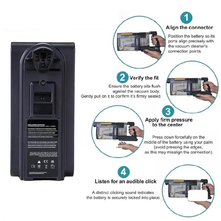 2350mAh 25.2V XBATR725SL Battery for IZ862H UZ865H IZ840H IZ862HC UZ865HCCO Cordless Vacuum Replacement
