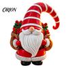Indoor Christmas Party Supplies Gnome Figurine, Resin Swedish Tomte Statue with Xmas Tree/Gift Bag, Gnomes for Home Decor Collectible Holiday