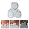 4 Cavities Pumpkins Silicone Molds Halloween Theme Silicone Molds Easy Demolding For Epoxy Resin Candle Tealight Holder