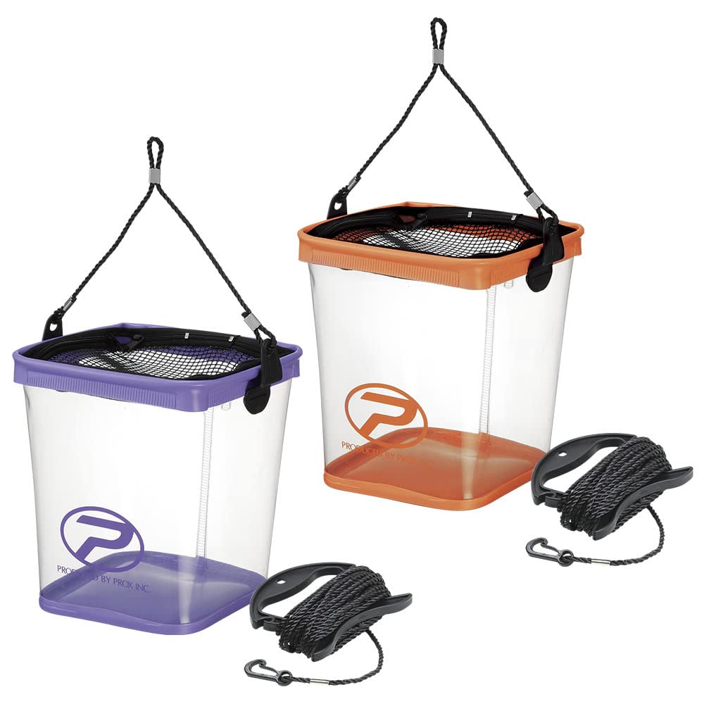 

PROX Clear Square Bucket rope and (with holder) фіолетовий