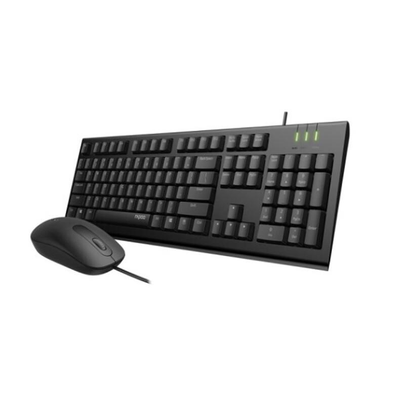 Rapoo X120PRO Wired Keyboard and Mouse Combo