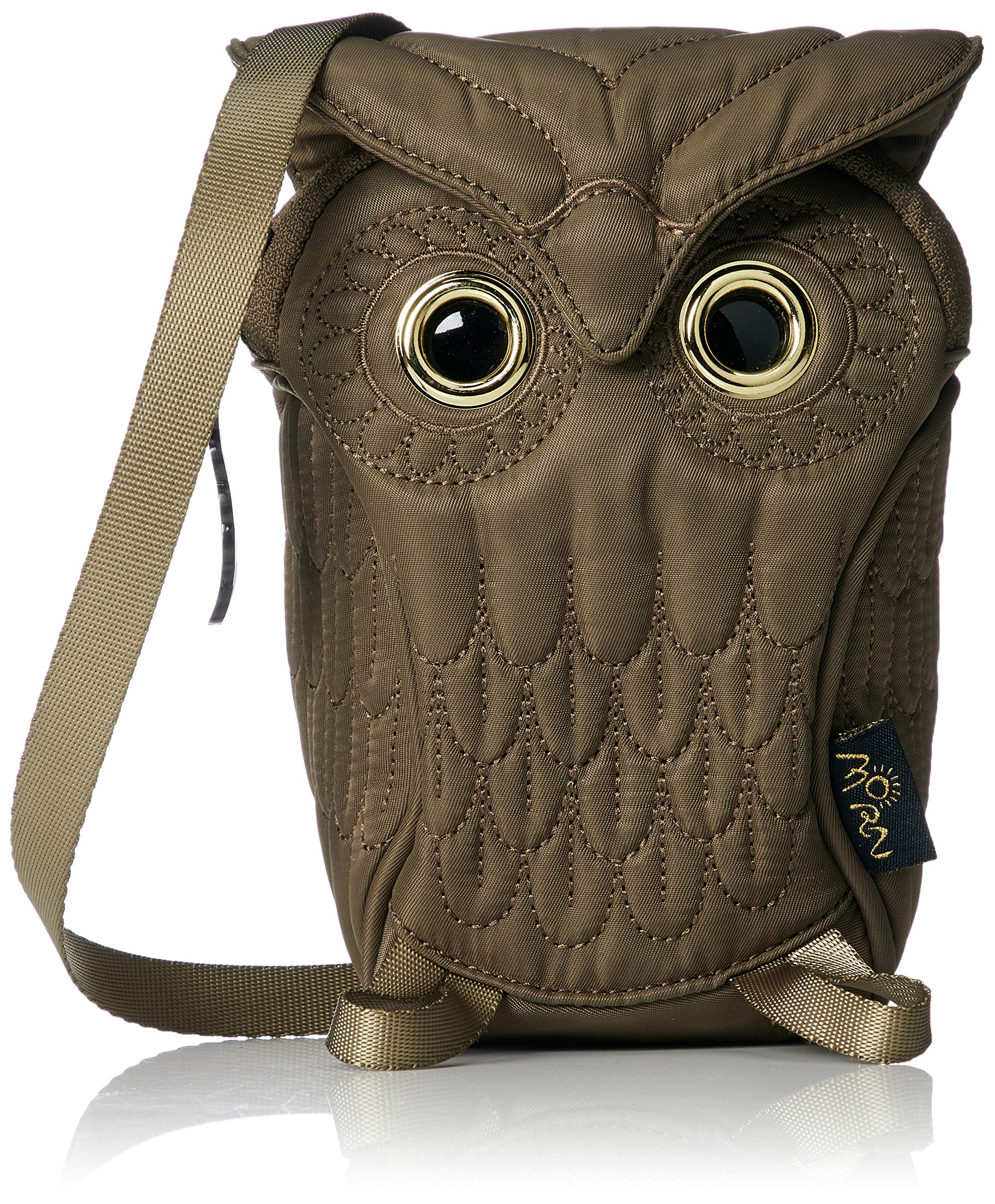

[MORN CREATIONS] Owl Pouch OW-105 Brown