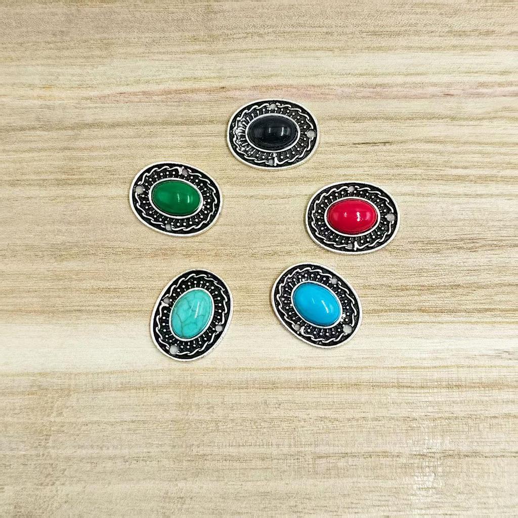 Ethnische Retro-Legierungs-Schmuckkomponenten: Handgefertigte tibetische Ohrringe & Kopfschmuck-Accessoires