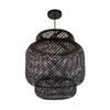 Pendant Light Chandelier Kitchen Lamp Rustic Hanging Bar Modern Design Ceiling Light E27 Hand Weaved for Decor Teahouse