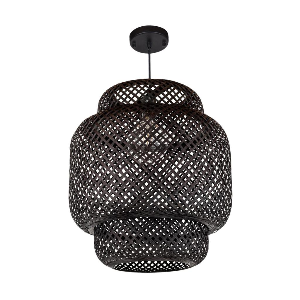 Pendant Light Chandelier Kitchen Lamp Rustic Hanging Bar Modern Design Ceiling Light E27 Hand Weaved for Decor Teahouse